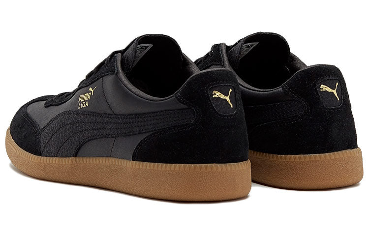 PUMA Liga Leather Retro Shoe Black 364597-02