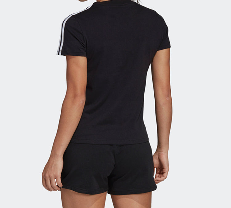 (WMNS) adidas SportsLooseShort-sleeveTee Black DP2362