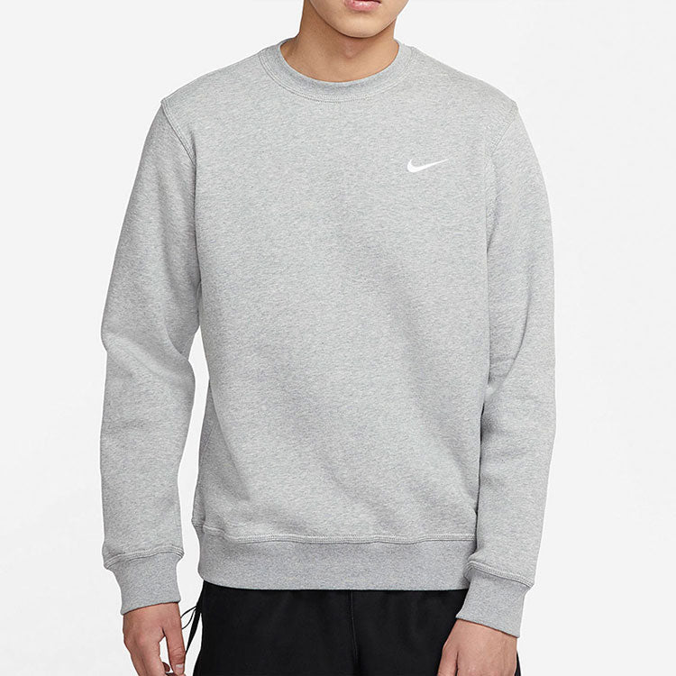 Men's Nike Fleece Lined Embroidered Small Logo Classic Sports Gray 916609-063