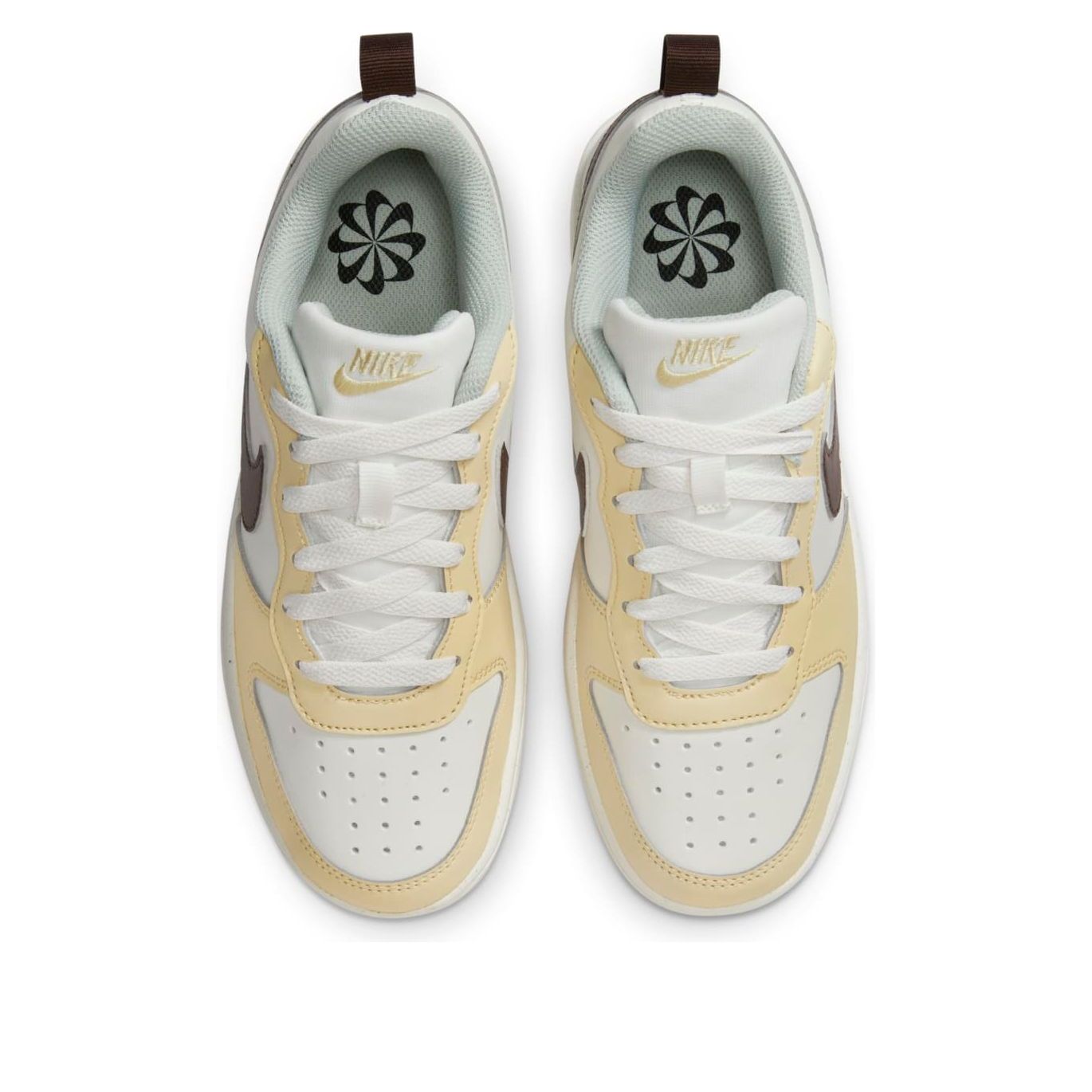 (GS) Nike Court Borough Low Recraft 'Sail Aqua Brown' HV1804-121
