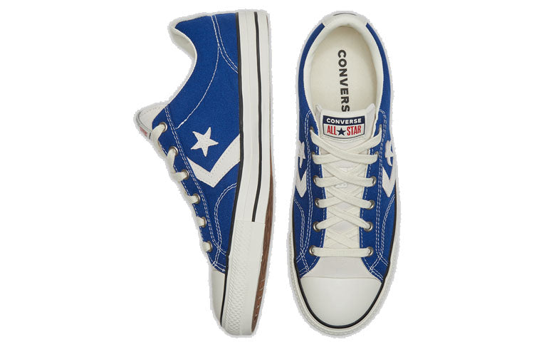 Converse Star Player Retro Casual Skateboarding Shoes Unisex Blue White 167979C