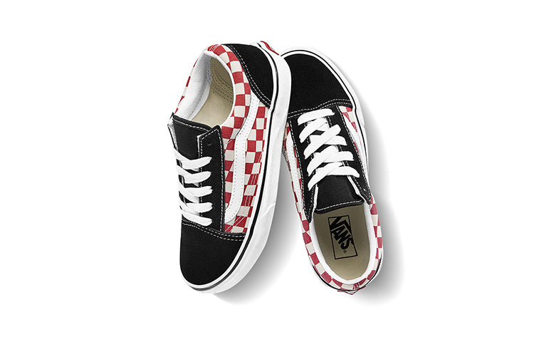 (PS) Vans Old Skool 'Checkerboard - Black Red' VN0A38HB35U