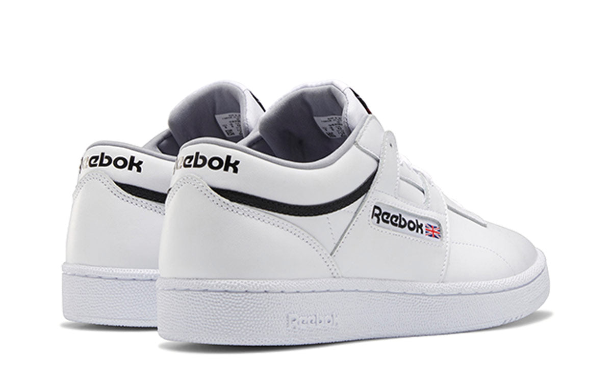 Reebok Club Workout White Skate Shoes 'Black White' FV9914