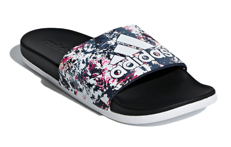 (WMNS) adidas Adilette Comfort 'Black White' B43827