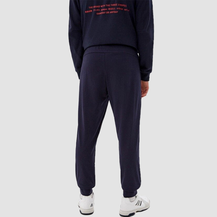 adidas M ESS SJ JOGGER Sports Stylish Pants Blue FM4347