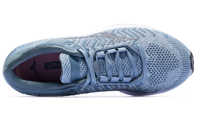 (WMNS) Mizuno Wave Rider Waveknit 3 'Grey Blue' J1GD192939