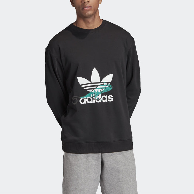 adidas originals Sweatshirt Print Men Black FM3701
