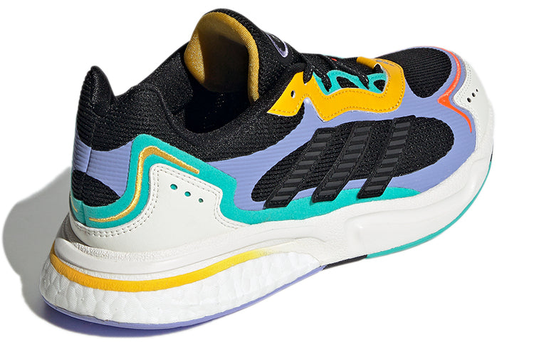 (WMNS) adidas SN1997 Cozy Wear-resistant Black Purple Yellow GW2735