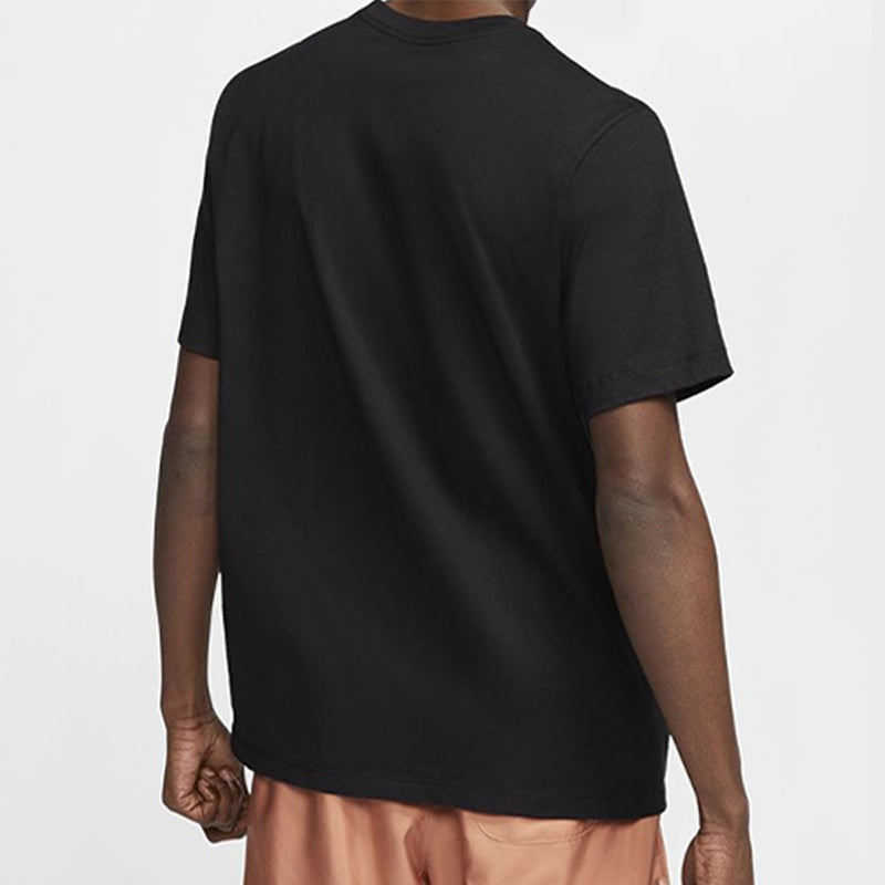 Nike Sportswear Classic National Flag Logo Printing Short Sleeve Black CT6551-010