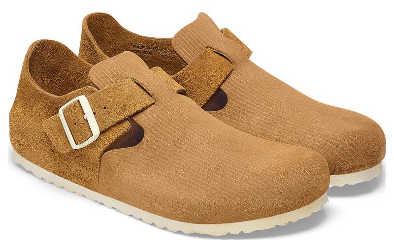 Birkenstock London Suede Leather Narrow Fit 'Cork Brown' 1025622