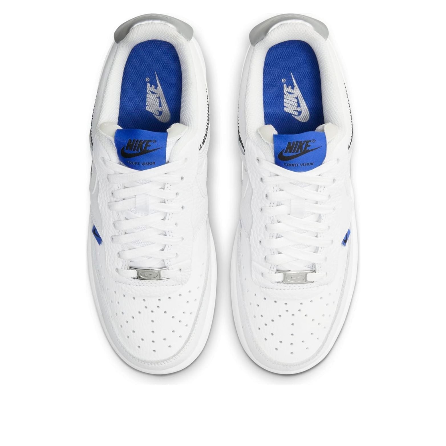 (WMNS) Nike Court Vision Low SE 'White Metallic Silver' DD1648-100