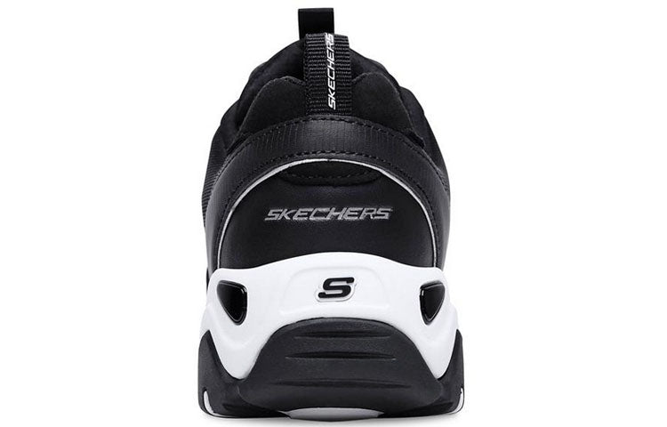 (WMNS) Skechers D'Lites 2.0 Low-Top Running Shoes Black 88888328-BLK