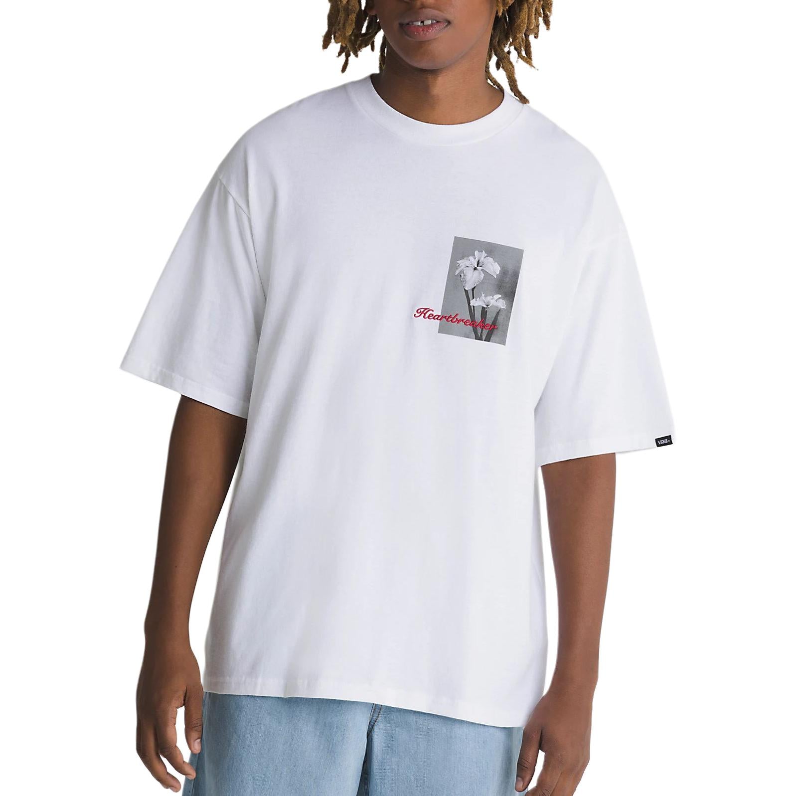 Vans Broken Orchid T-Shirt 'White' VN000G4EWHT