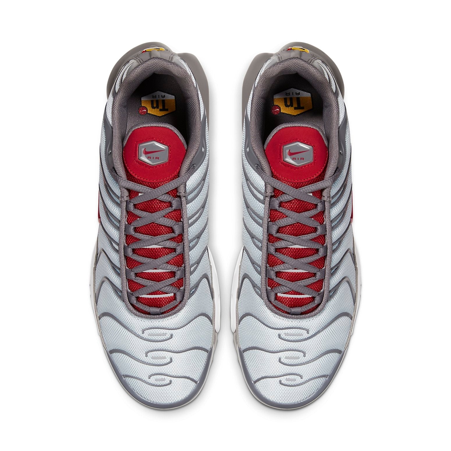 Nike Air Max Plus 'Metallic Platinum Gym Red Gunsmoke' 852630-041