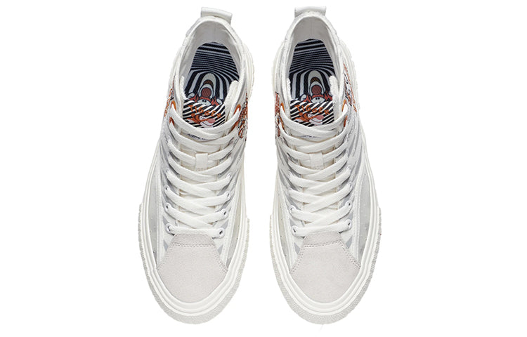 (WMNS) Li-Ning Classic Canvas Hi x Disney Tigger 'White' AGCS334-1