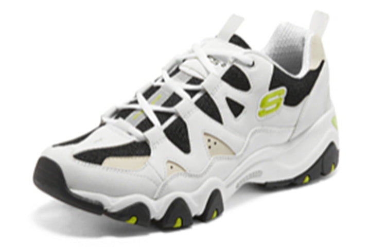 Skechers D'lites 2.0 'White Black Green' 894128-WMLT