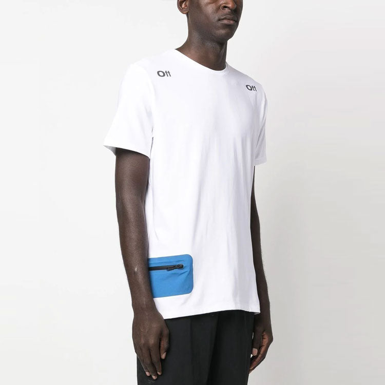 Off-White logo-print T-shirt OMVA036F22FAB0010107