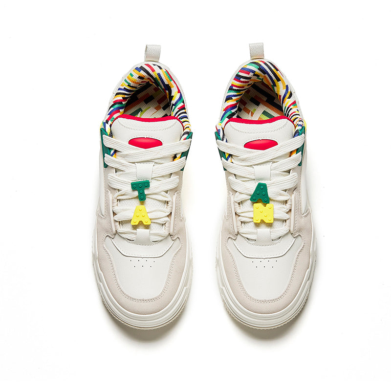 ANTA Skateboarding Series Sneakers'White Beige' 912358004-1