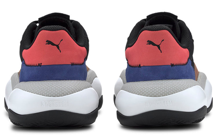 PUMA Alteration Premium Leather 'Black Blue Red' 371597-01