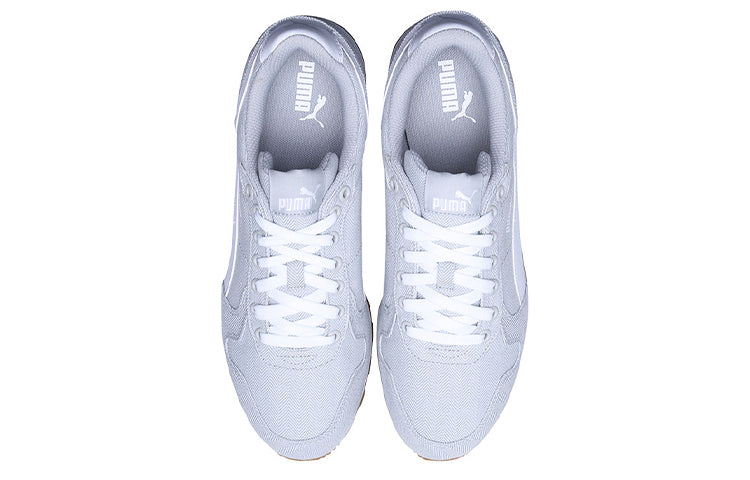 (WMNS) PUMA ST Runner Herringbone 'White Grey' 362390-02