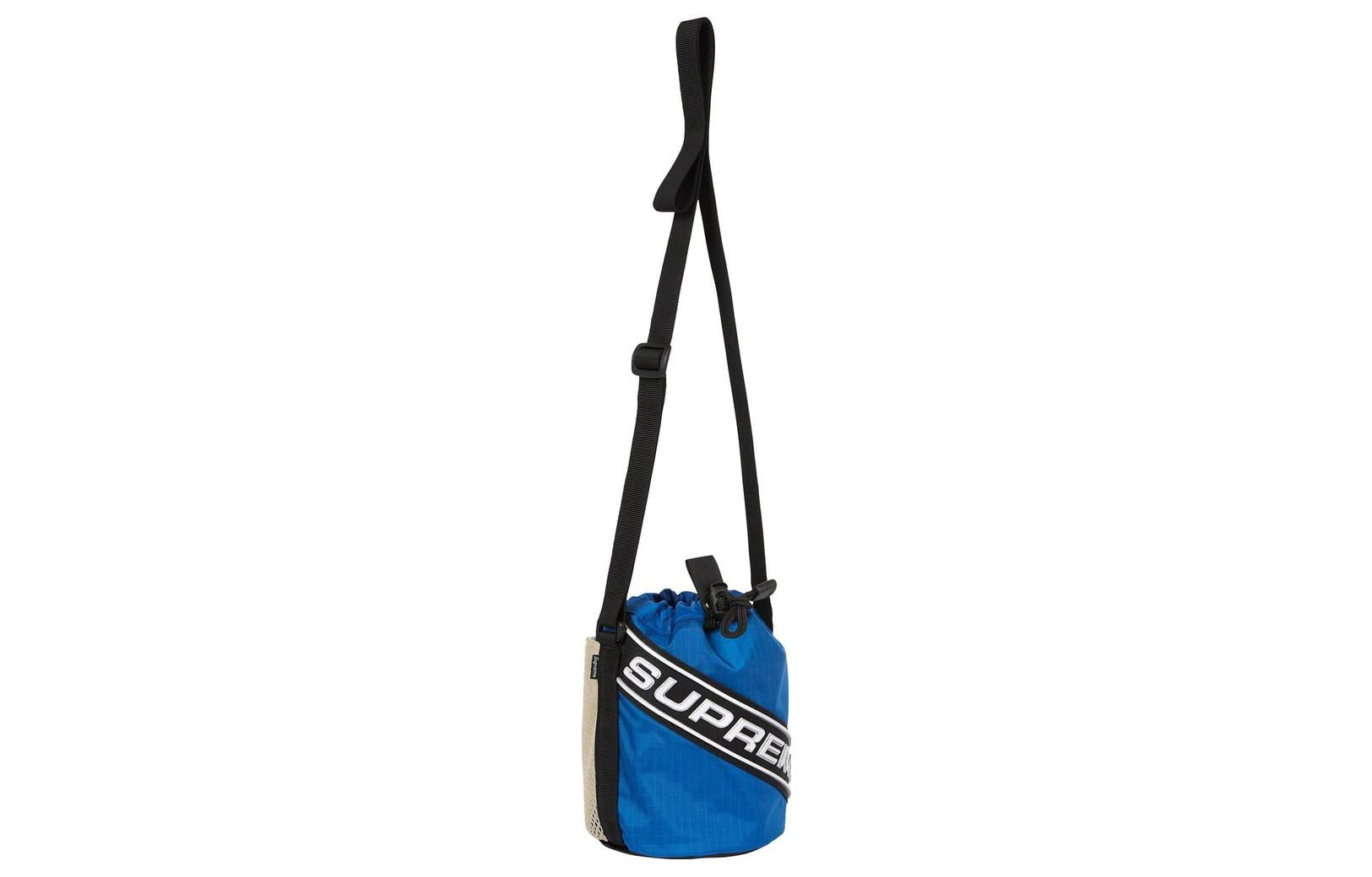 Supreme FW23 Small Cinch Pouch 'Blue' SUP-FW23-0824