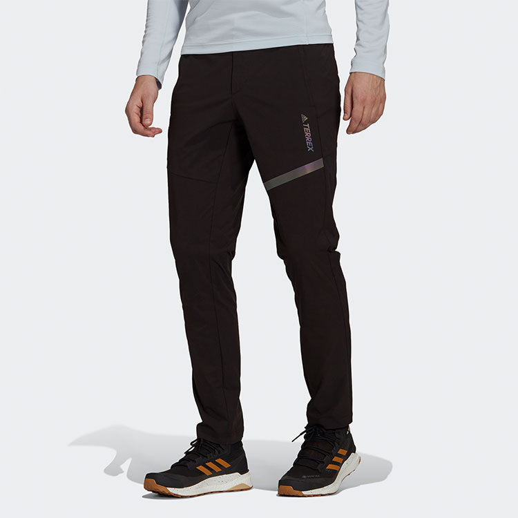 adidas Terrex Insp Ms Pants Outdoor mountaineering waterproof Reflective Logo Sports Long Pants Black GR9996