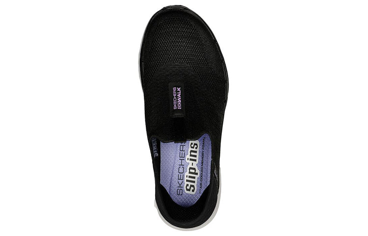 (WMNS) Skechers Go Walk 6 'Black' 124569-BKLV