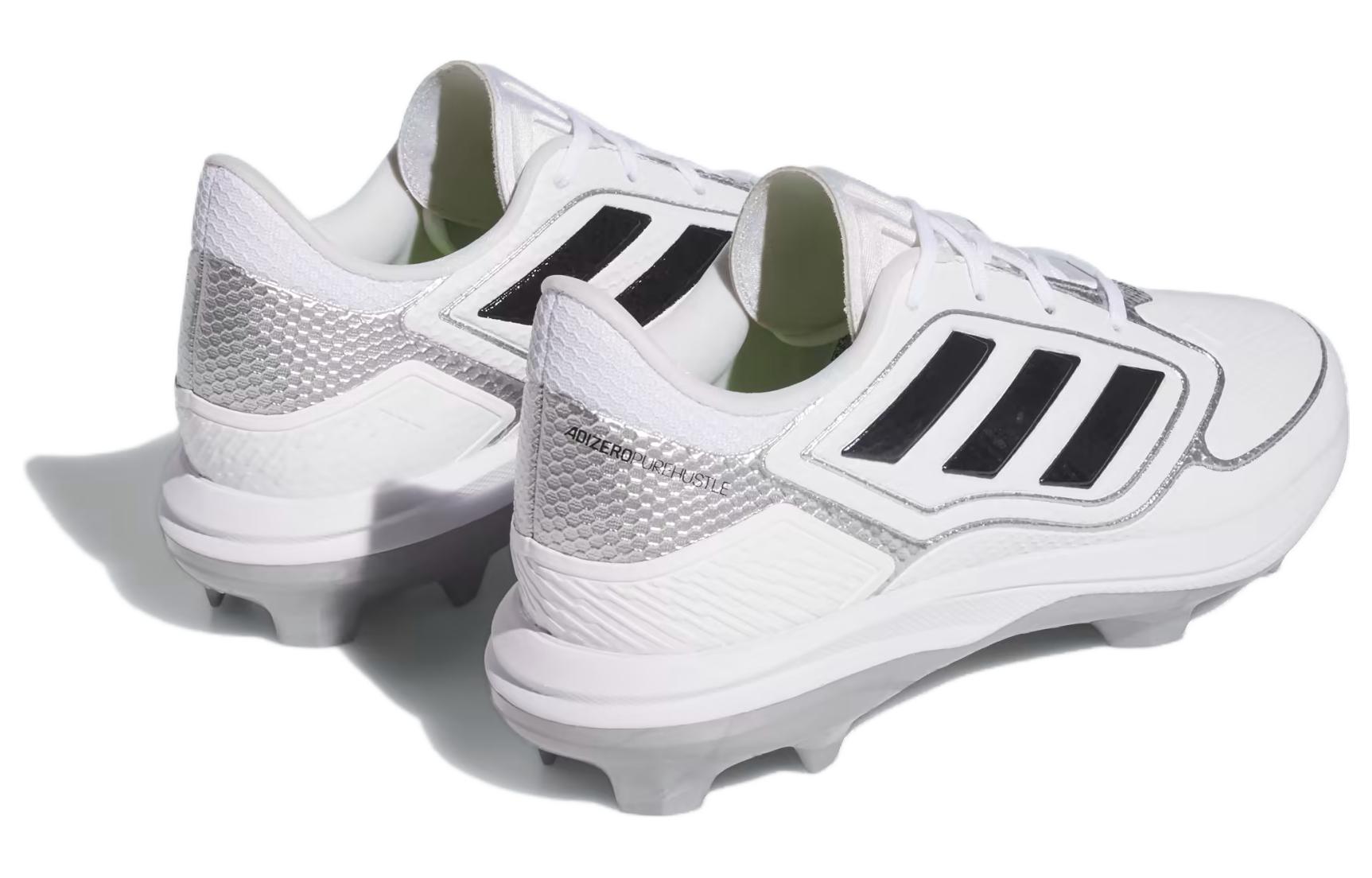 (WMNS) adidas Adizero PureHustle 3 TPU Cleats 'White Black Silver' IG7137