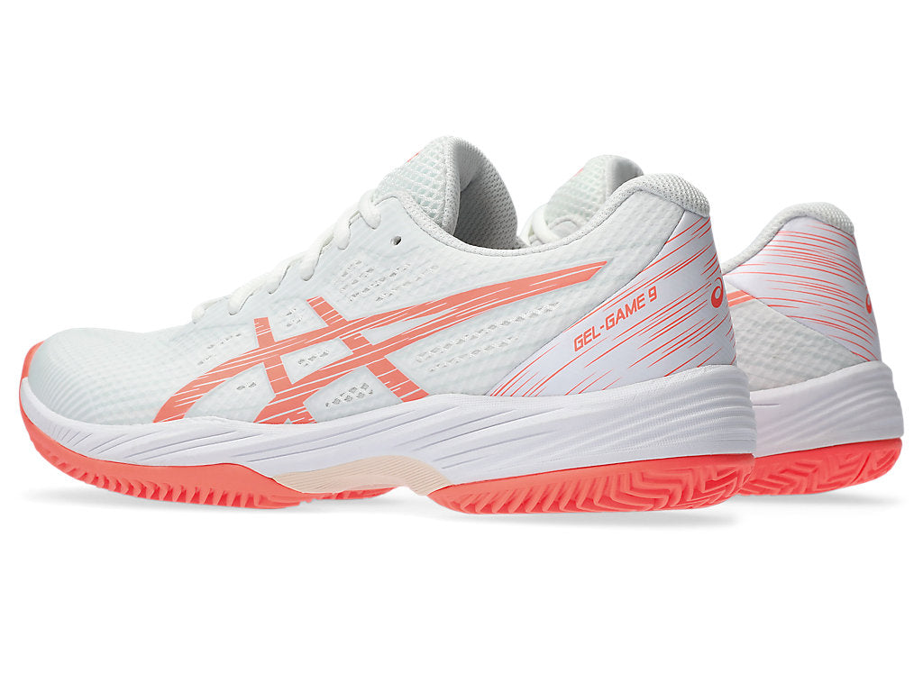 (WMNS) ASICS Gel-Game 9 Clay OC 'White Sun Coral' 1042A217-104