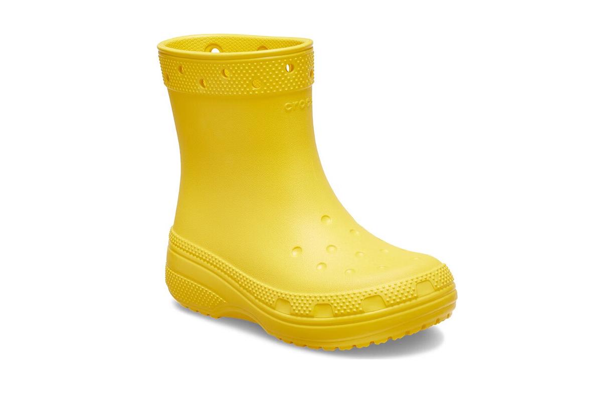 (GS) Crocs Wellington Boots Classic Boots 'Yellow' 208544-75Y