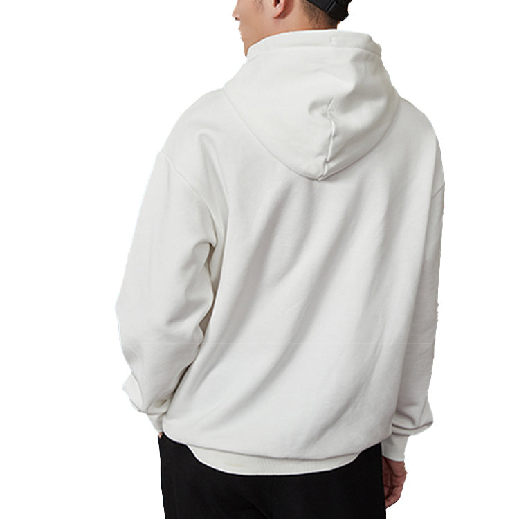 Li-Ning Sports Fashion Series Loose Pullover Hoodie 'White' AWDQB38-2