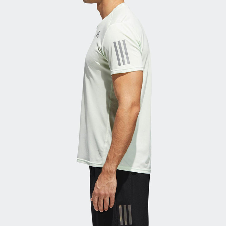adidas Rs Cooler Ss M Running Sports Short Sleeve Green CE7265