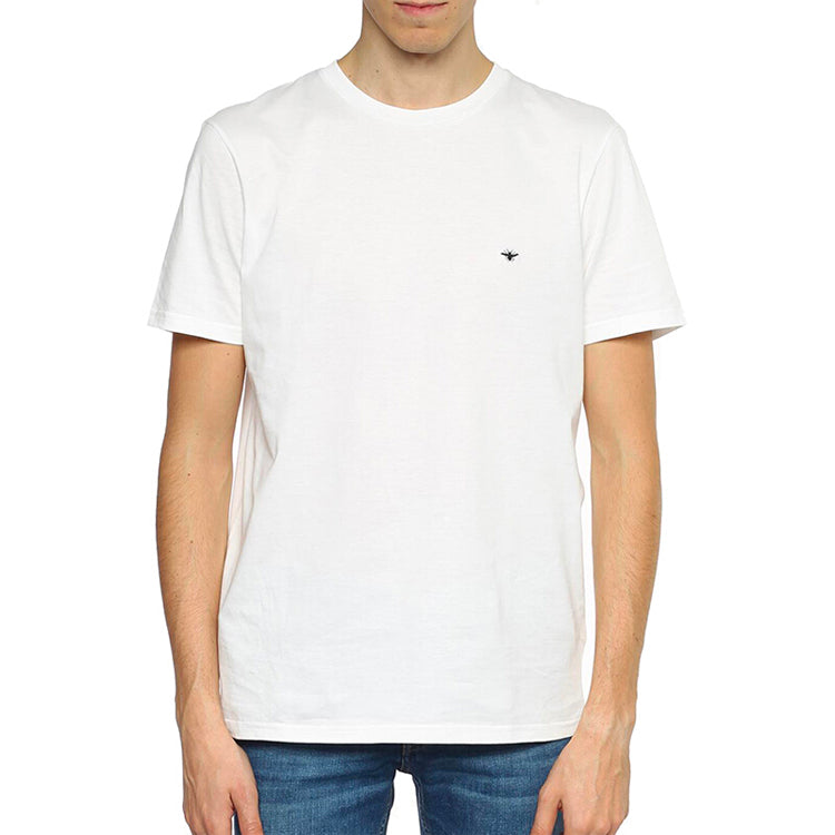 DIOR Black Bee Embroidered Short Sleeve Unisex White 733J603B0446-C089