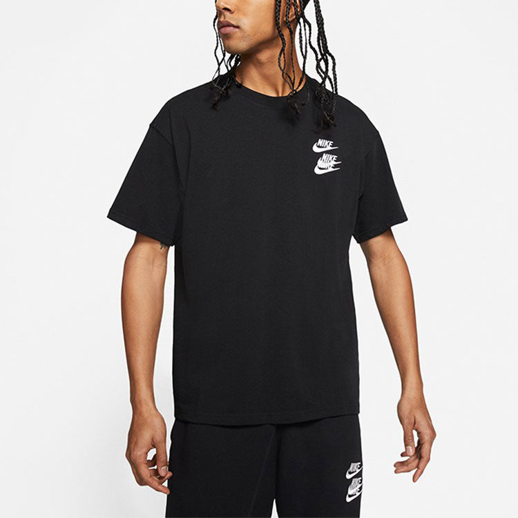 Nike World Tour Around the world Round Neck Short Sleeve Black DA0990-010