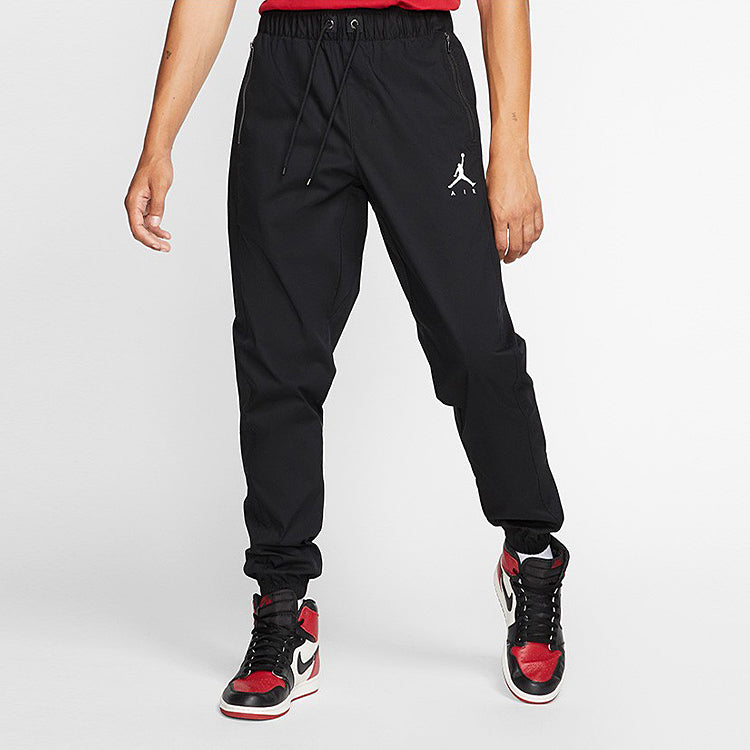Air Jordan Jumpman Casual Woven Sports Pants Black AV1841-010