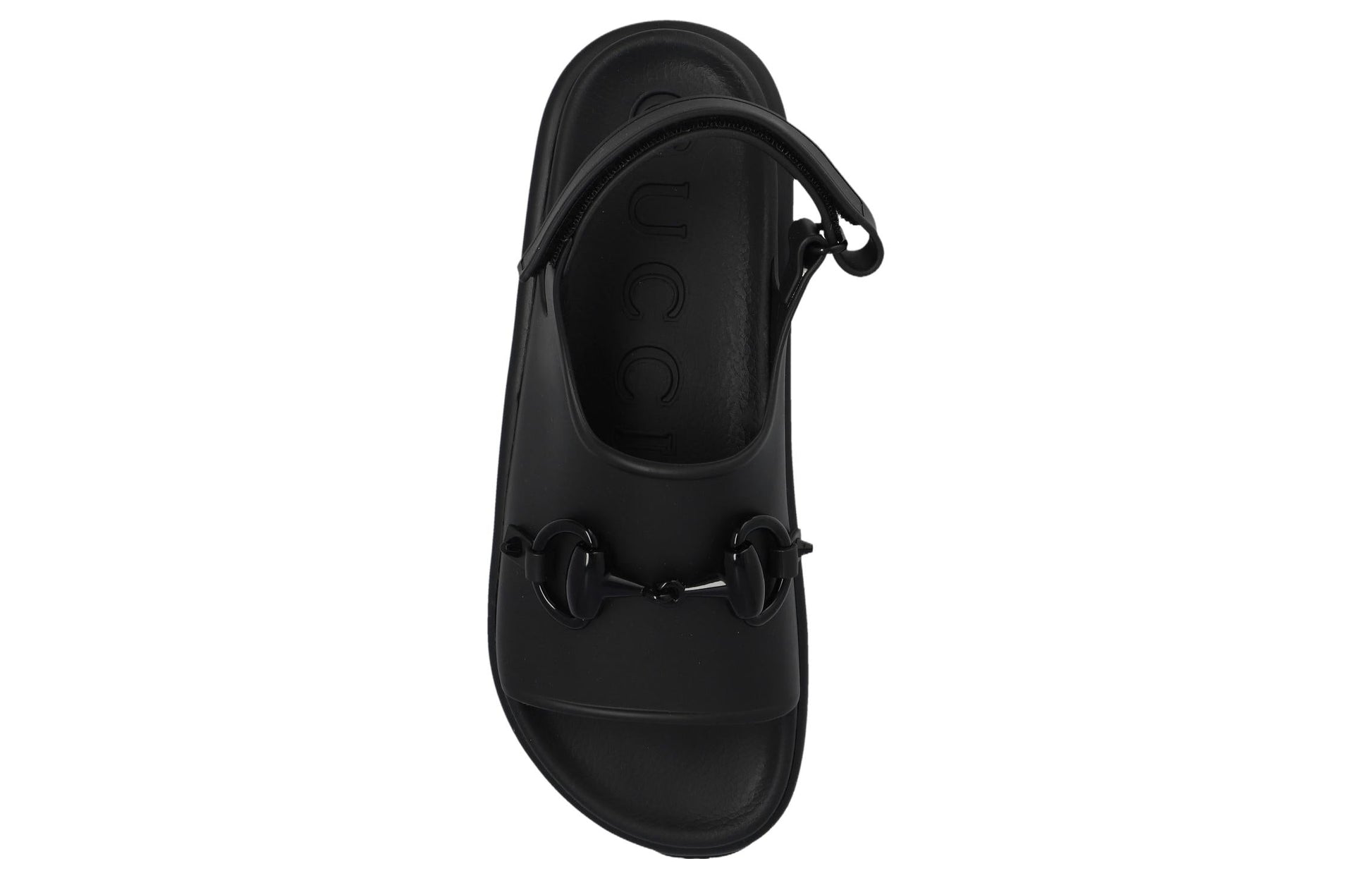 (WMNS) Gucci Interlocking G Platform Sandal 'Black' 742435-JAAC9-1000