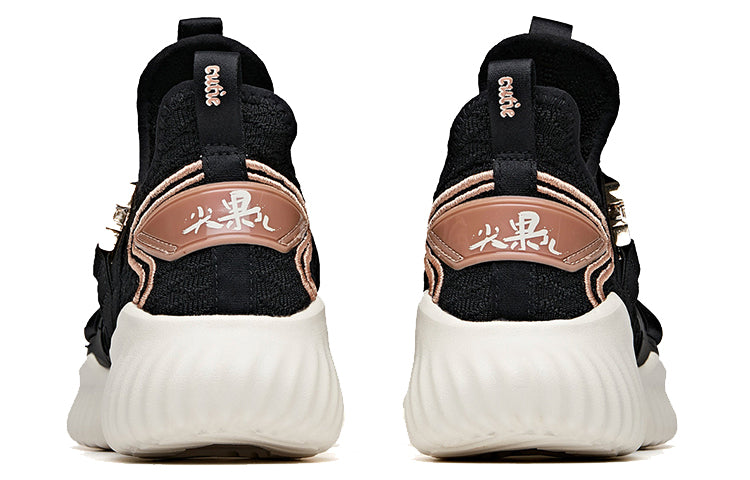 (WMNS) ANTA Comfort Fresh Low 'Black White Gold' 12947757-1