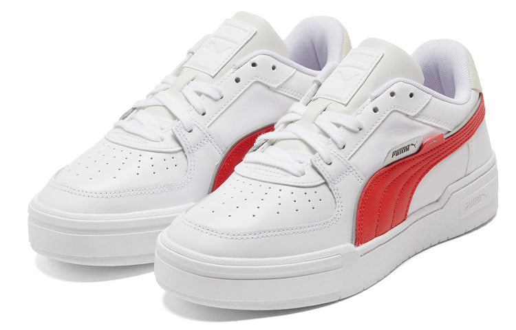 PUMA CA Pro Tech Leisure Shoes White/Red 381225-01