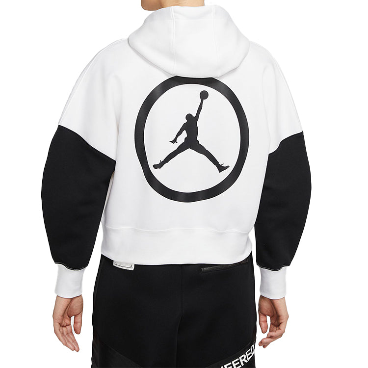 (WMNS) Air Jordan Moto Lightweight Hoodies 'White' CU4156-100