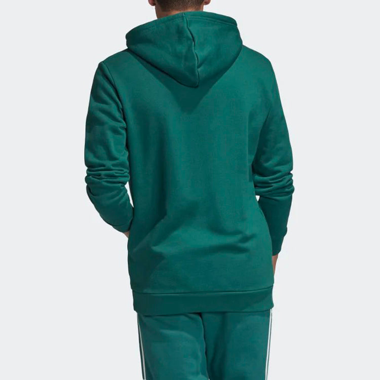 adidas originals hooded Drawstring Pullover Green EJ9681