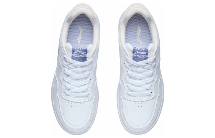 (WMNS) Li-Ning Skate Shoes 'White Blue' AGCR318-3