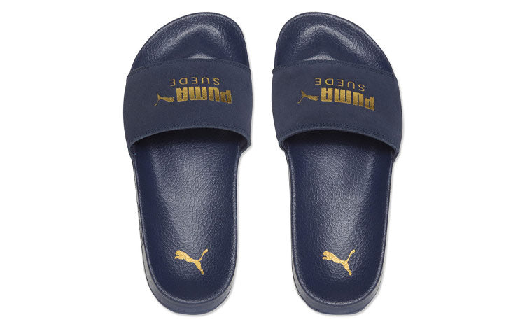 PUMA Leadcat Suede Slippers Blue 365758-02