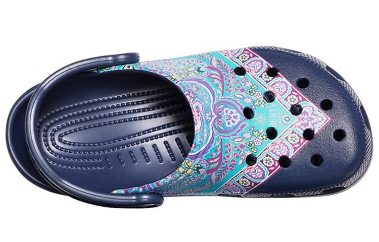 (WMNS) Crocs Classic Clog Liberty London Beach Deep Blue Sandals 206447-410
