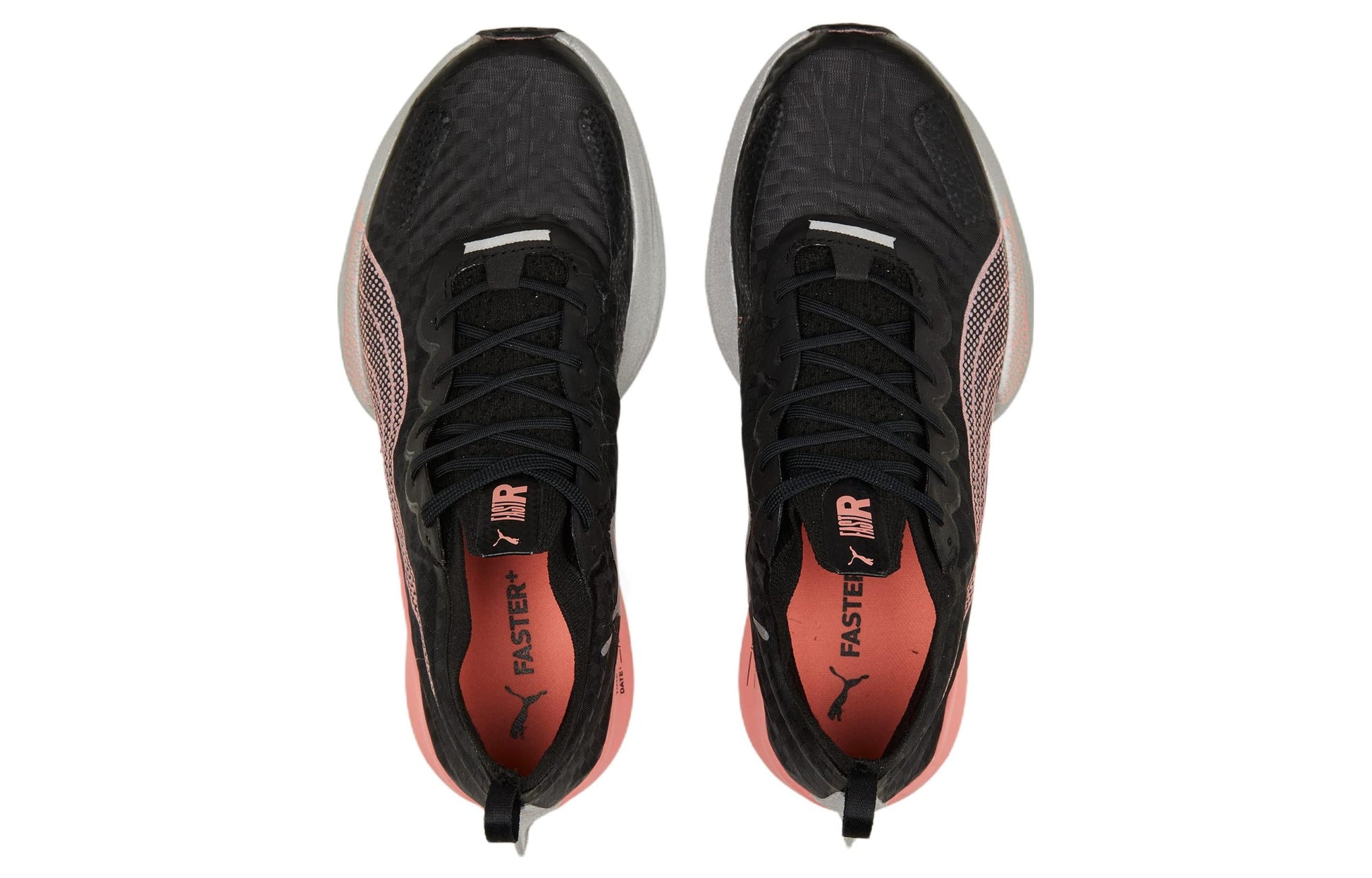 (WMNS) PUMA Fast-R Nitro Elite Carbon 'Black Carnation Pink' 376900-01