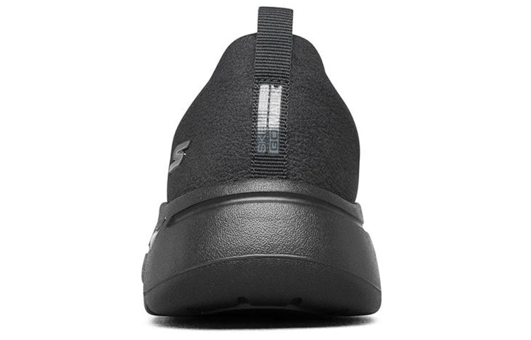 (WMNS) Skechers Go Walk Arch Fit Slip on 'Triple Black' 124411-BBK
