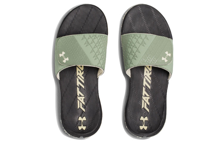 Under Armour Fat Tire Slippers Green 3000036-003