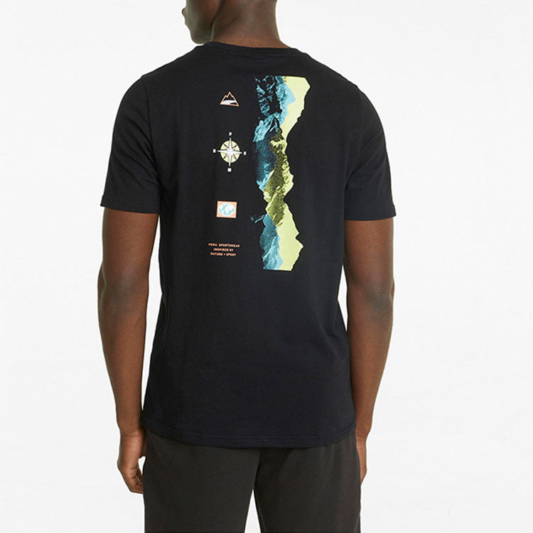 PUMA Nature Camp Graphic Tee 'Black' 536912-01