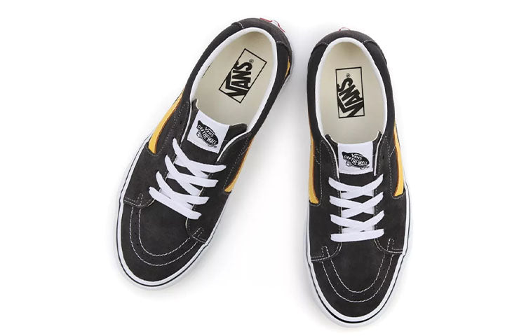 Vans SK8-Low Utility Pop Casual Skate Shoes Unisex Black Yellow VN0A4UUKB61