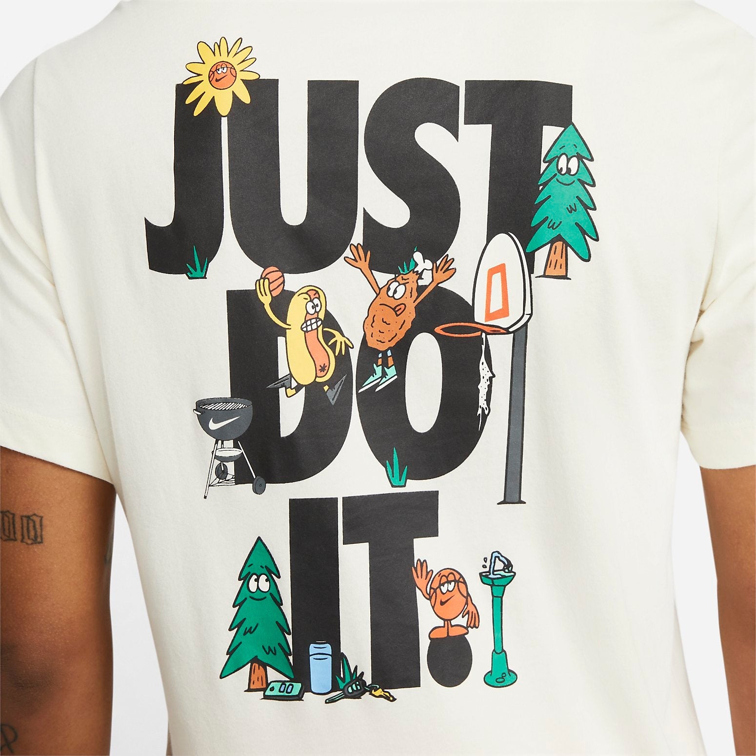 Nike Dri-FIT Just Do It Graphic T-Shirt 'Coconut Milk' FD0063-113