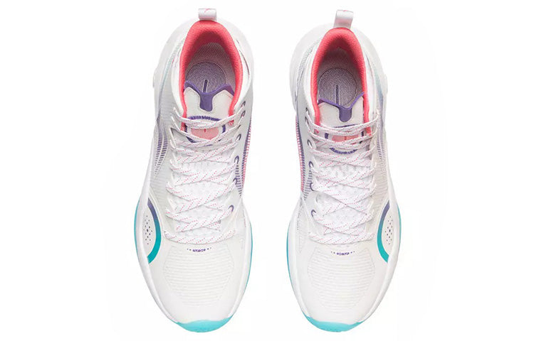 Li-Ning Yushuai 15 'White Purple Turquoise' ABAR043-1